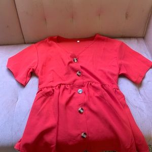 Red button up top